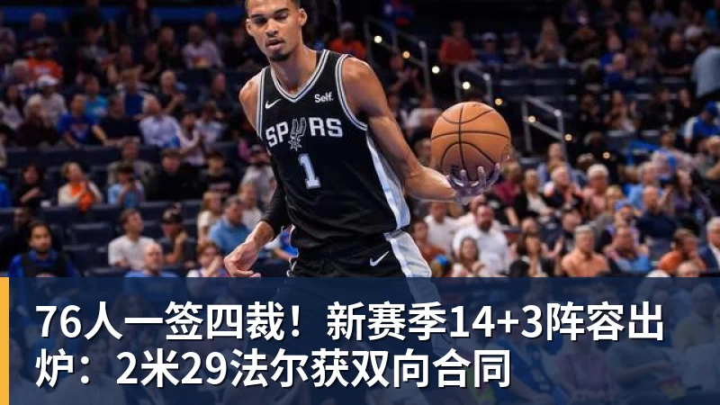 谈球吧76人一签四裁!新赛季14+3阵容出炉:2米29法尔获双向合同